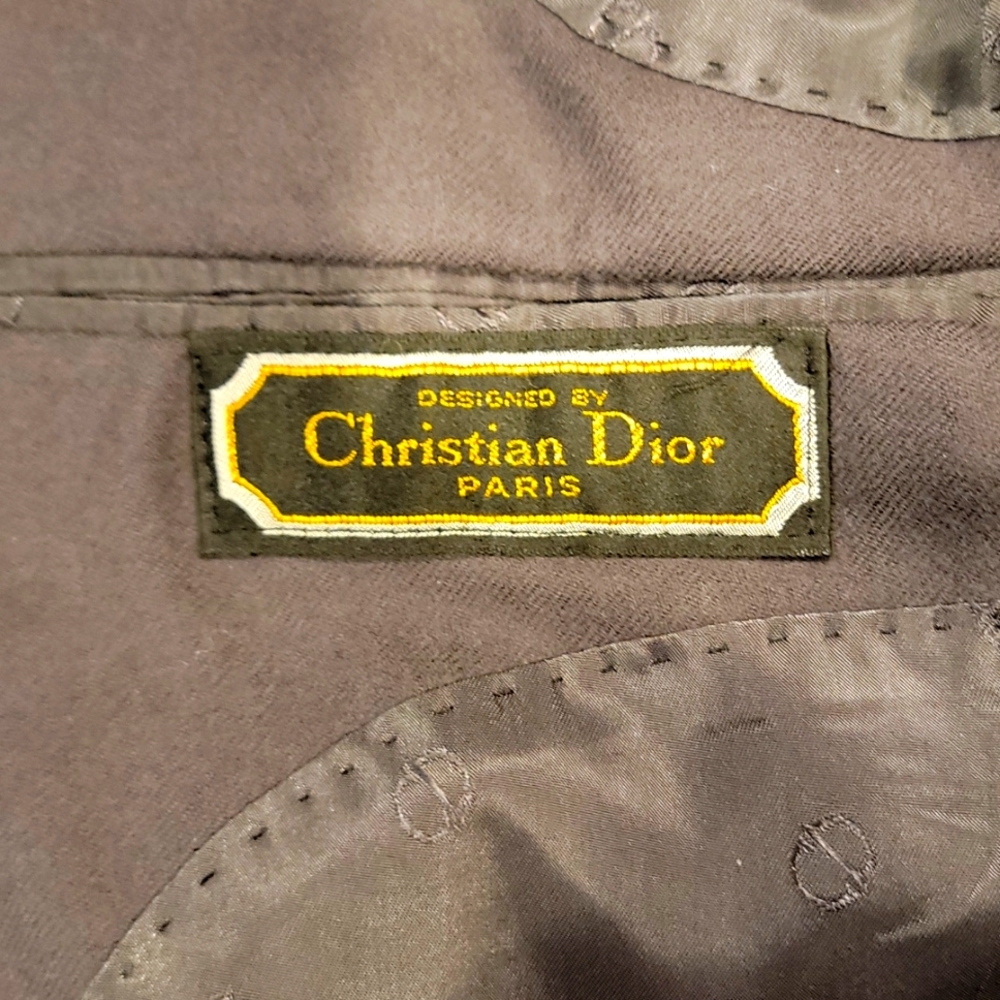 Christian Dior Charcoal Grey Suit Jacket - Picture 5 of 13